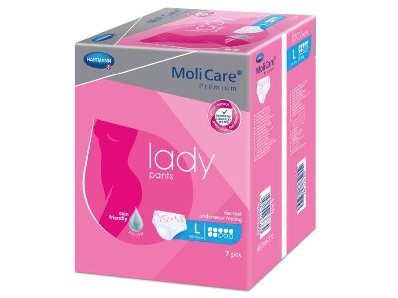 MoliCare Lady Pants inkontinenční kalhotky 7 kapek L 7 ks