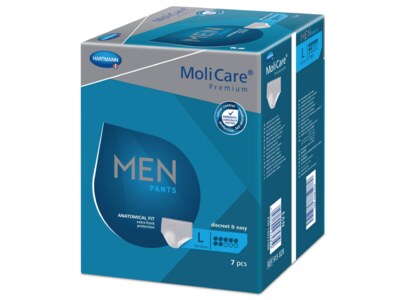 MoliCare Men Pants inkontinenční kalhotky 7 kapek L 7 ks MoliCare Men Pants inkontinenční kalhotky 7 kapek L 7 ks