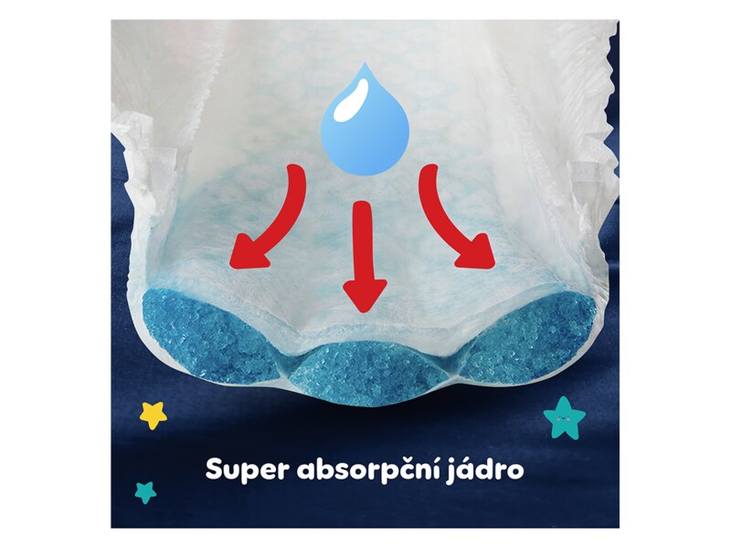 Pampers Pants Night plenkové kalhotky vel. 5 (12 - 17 kg) 22 ks