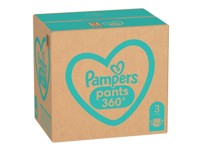 Pampers Pants plenkové kalhotky vel. 3 (6 - 10 kg) měsíční balení 204 ks