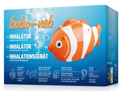 Biotter Bobo-Neb kompresorový inhalátor s příslušenstvím 1 sada Biotter Bobo-Neb kompresorový inhalátor s příslušenstvím 1 sada