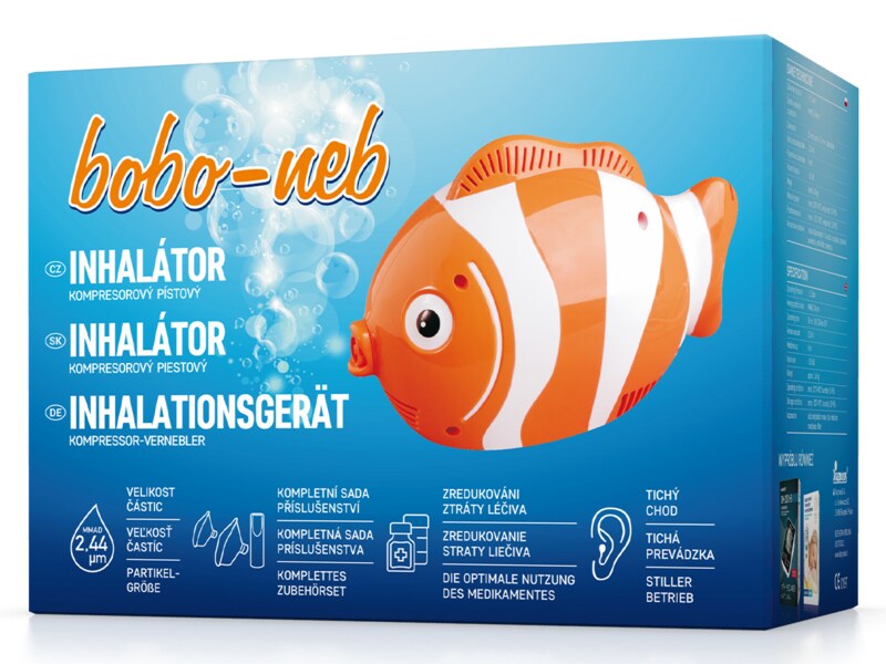 Biotter Bobo-Neb kompresorový inhalátor s příslušenstvím 1 sada