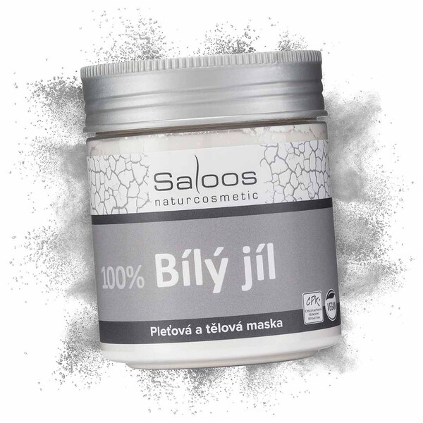 Saloos Bílý jíl pleťová a tělová maska 100 g