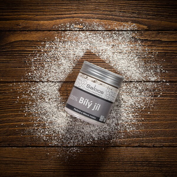 Saloos Bílý jíl pleťová a tělová maska 100 g