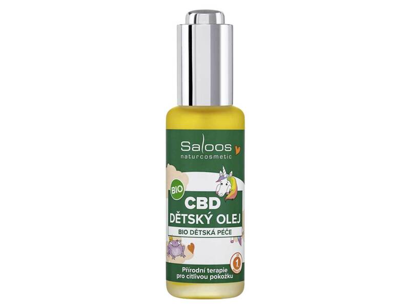 Saloos CBD BIO dětský olej 50 ml Saloos CBD BIO dětský olej 50 ml