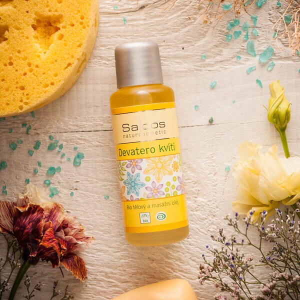 Saloos Devatero kvítí masážní olej 50 ml Saloos Devatero kvítí masážní olej 50 ml