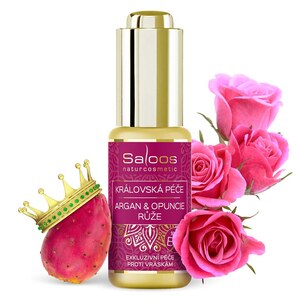 Saloos Královská péče proti vráskám s arganem, opuncií a růží olej 20 ml