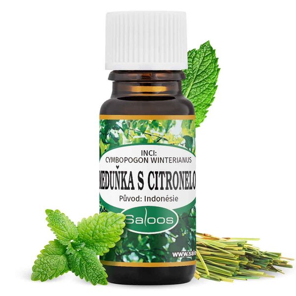 Saloos Meduňka s citronelou olej 10 ml Saloos Meduňka s citronelou olej 10 ml