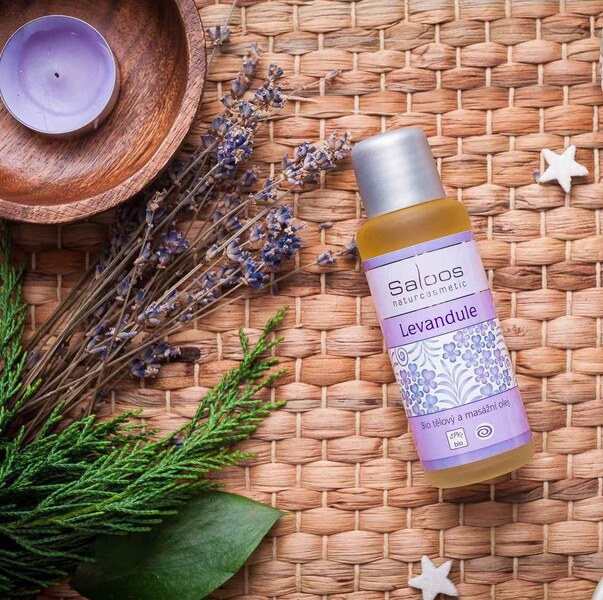 Saloos Tělový a masážní olej s levandulí 50 ml