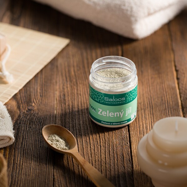 Saloos Zelený jíl pleťová a tělová maska 140 g