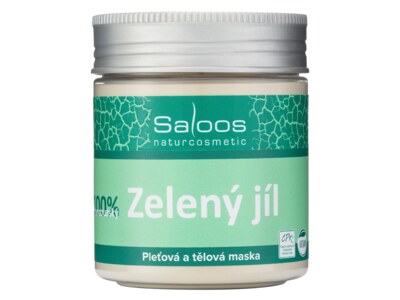 Saloos Zelený jíl pleťová a tělová maska 140 g