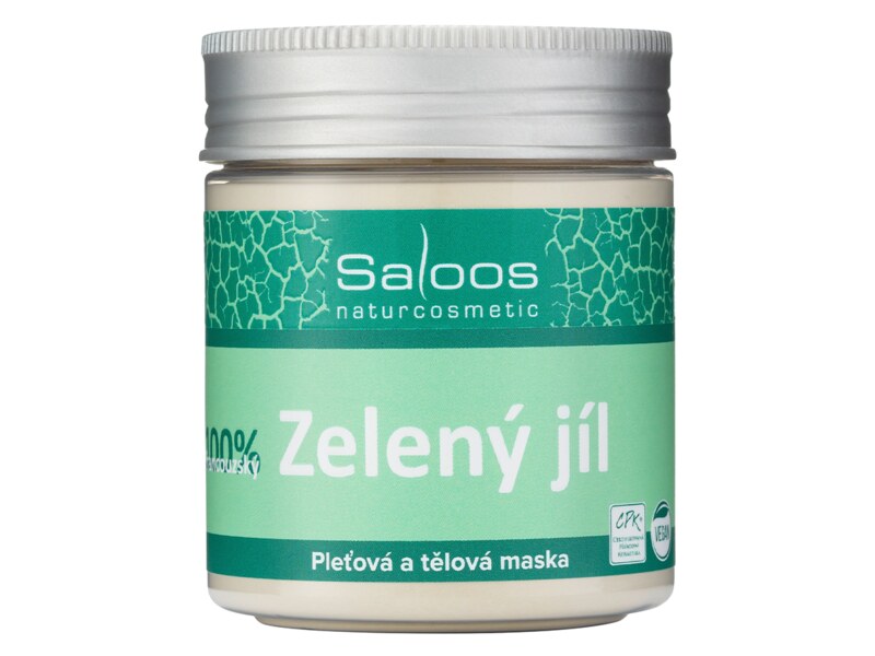 Saloos Zelený jíl pleťová a tělová maska 140 g Saloos Zelený jíl pleťová a tělová maska 140 g