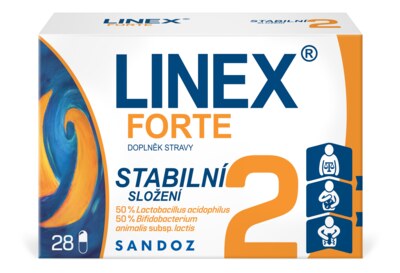 Linex Forte probiotika s prebiotiky 28 kapslí