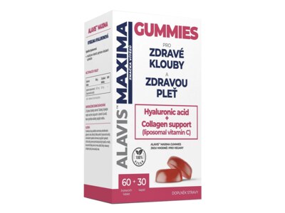 Alavis Maxima Gummies vitamin C 60 žvýkacích tablet + 30 kapslí
