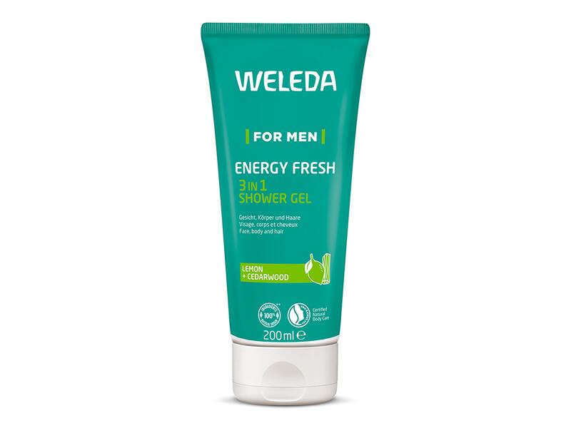 Weleda For Men Energy Fresh 3v1 sprchový gel 200 ml