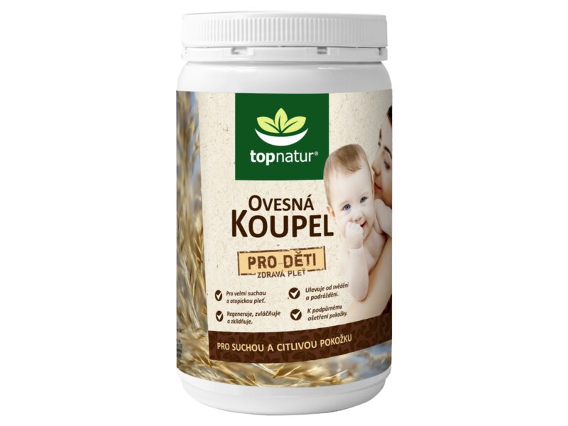 Topnatur Ovesná koupel pro děti dóza 350 g