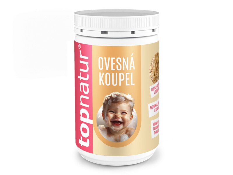 Topnatur Ovesná koupel pro děti dóza 350 g