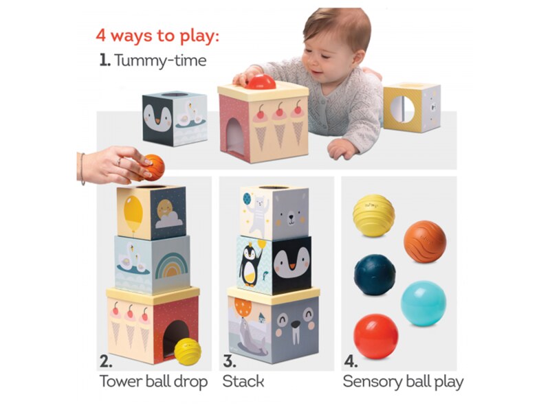 Taf Toys Sada kostek a míčků Severní pól