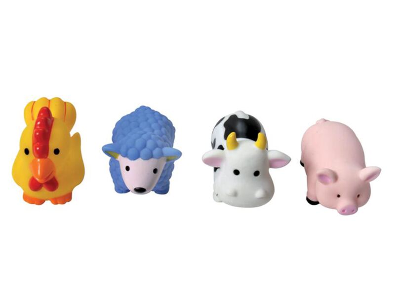 Ludi Hračky do vody zvířátka ze statku 4 ks