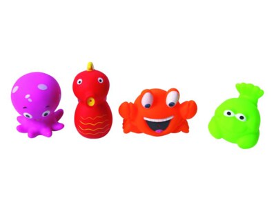 Ludi Hračky do vody mořské potvůrky 4 ks Ludi Hračky do vody mořské potvůrky 4 ks
