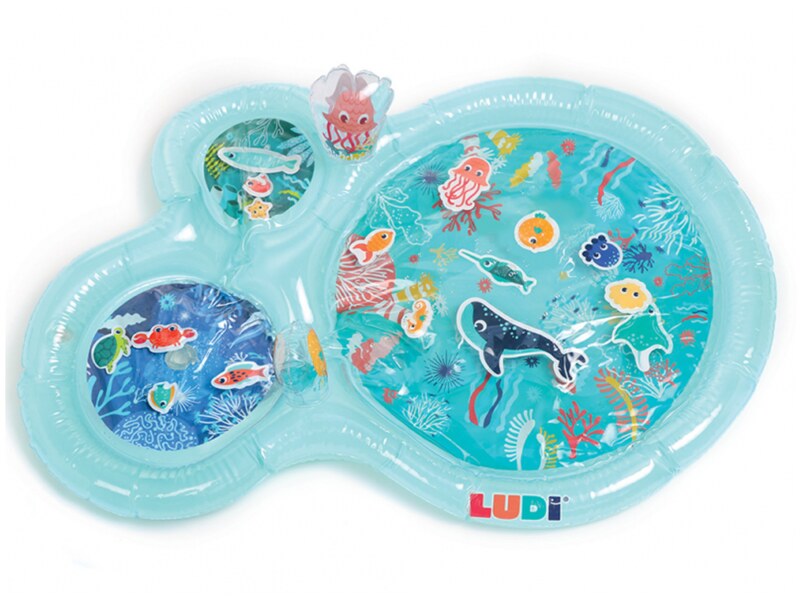 Ludi Podložka na hraní s vodou moře modrá