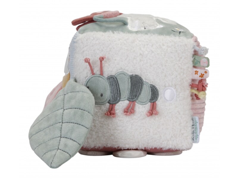 Little Dutch Plyšová kostka Květiny a motýli 