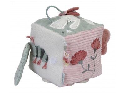 Little Dutch Plyšová kostka Květiny a motýli 