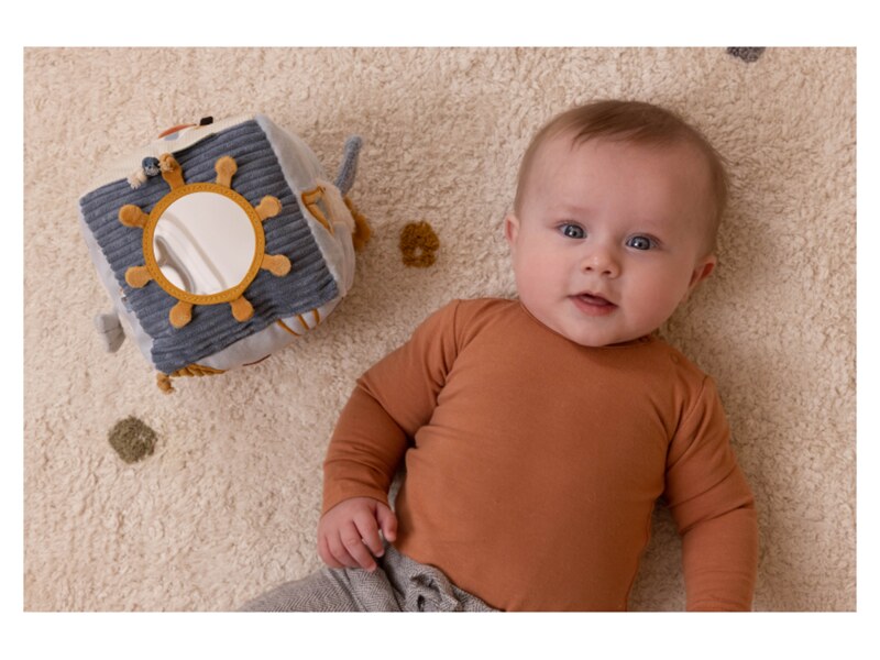 Little Dutch Plyšová kostka Námořnický záliv 