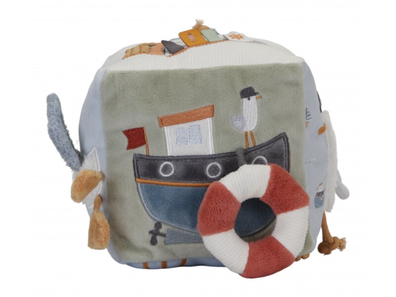 Little Dutch Plyšová kostka Námořnický záliv 