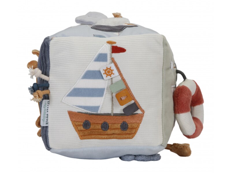 Little Dutch Plyšová kostka Námořnický záliv 