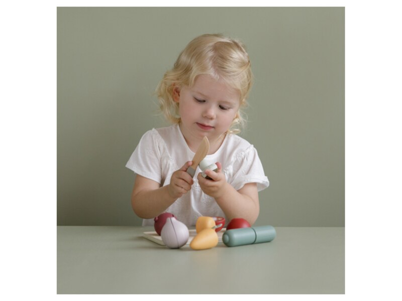 Little Dutch Krájecí zelenina dřevěná