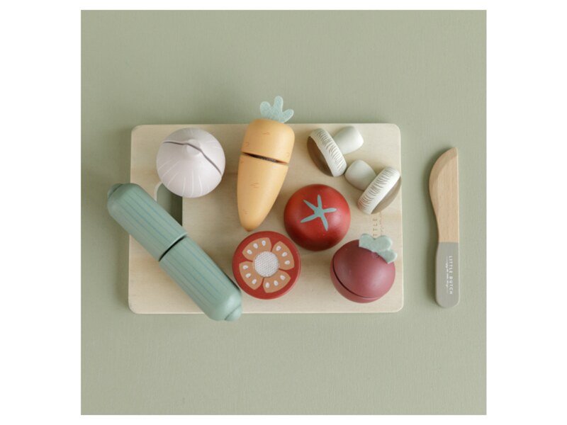 Little Dutch Krájecí zelenina dřevěná