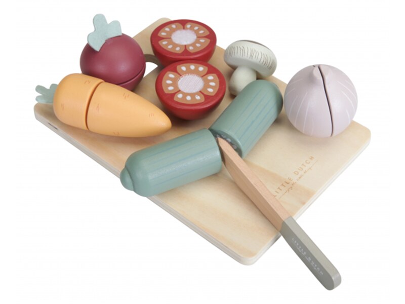 Little Dutch Krájecí zelenina dřevěná