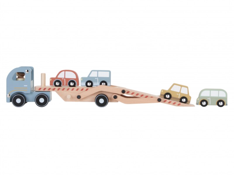 Little Dutch Náklaďák s autíčky dřevěný