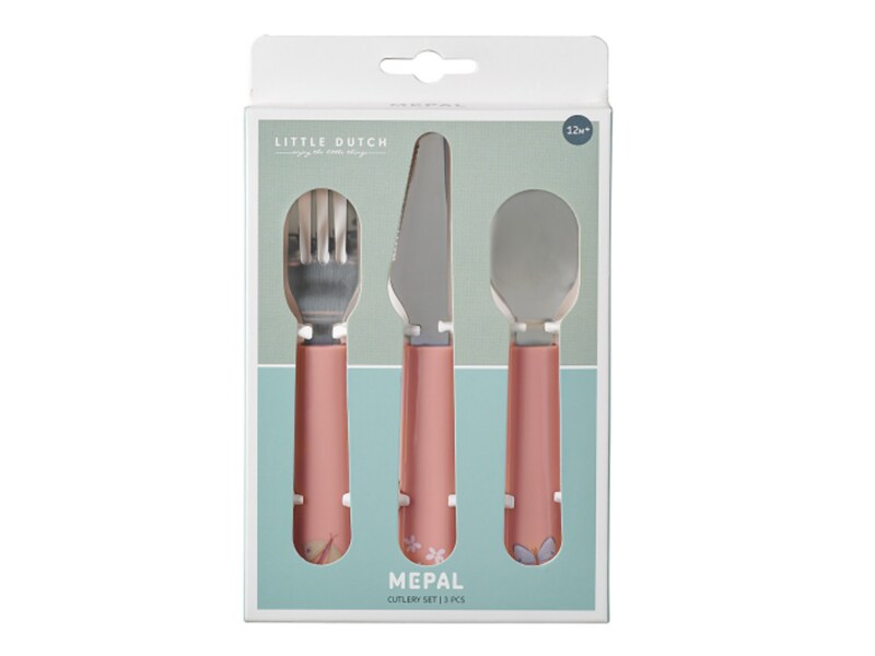 Little Dutch Dětský příbor Květiny a motýli