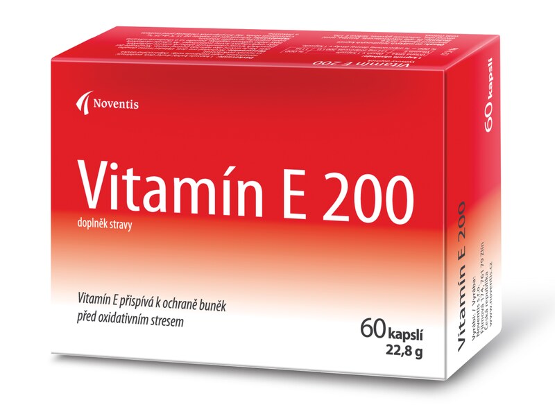 Noventis Vitamín E 200 60 kapslí