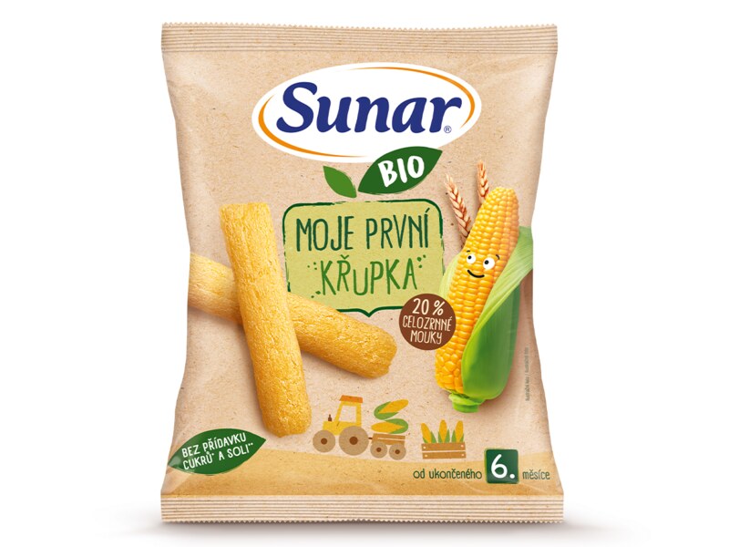 Sunar BIO moje první dětská křupka 6m+, 25 g 
