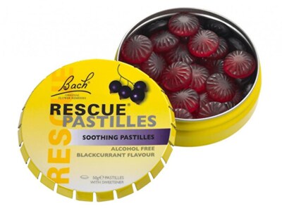 Rescue pastilky - černý rybíz 50 g 