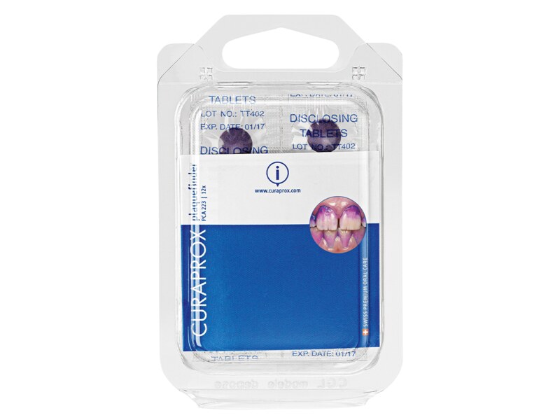 Curaprox PCA 223 tablety na indikaci plaku 12 ks Curaprox PCA 223 tablety na indikaci plaku 12 ks