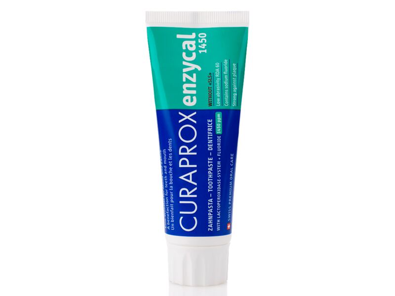 Curaprox Enzycal 1450 ppm zubní pasta 75 ml Curaprox Enzycal 1450 ppm zubní pasta 75 ml