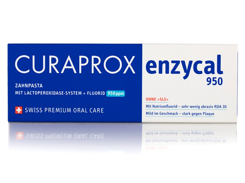 Curaprox Enzycal 950 ppm zubní pasta 75 ml