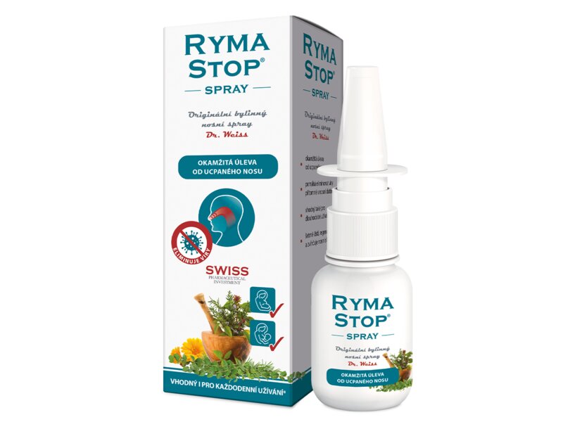 Dr. Weiss Rymastop bylinný nosní sprej 30 ml