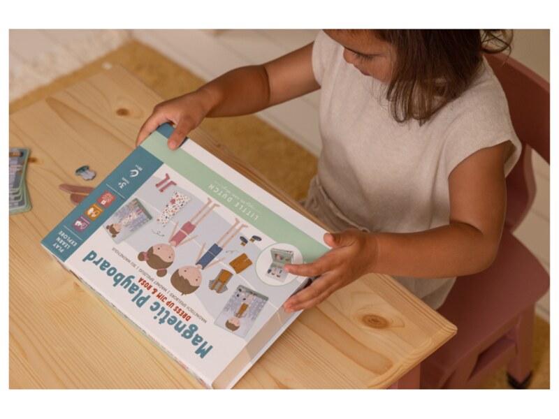 Little Dutch Magnetická hra oblékací Jim a Rosa