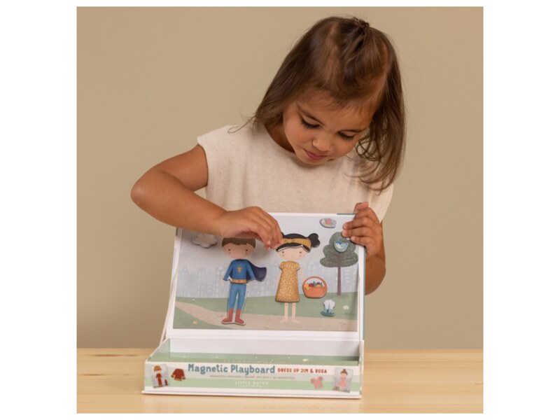 Little Dutch Magnetická hra oblékací Jim a Rosa