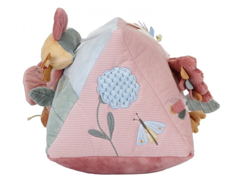Little Dutch Polštářek pro hru na bříšku Květiny a motýli 