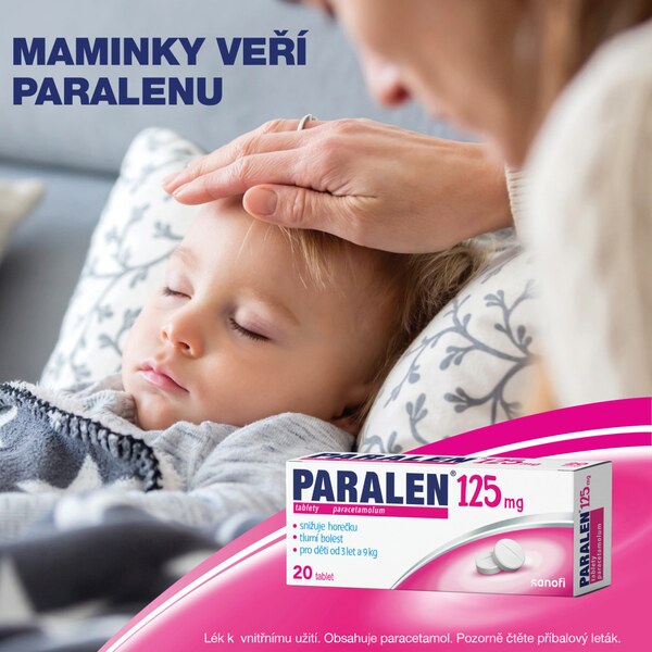 Paralen 125 mg 20 tablet Paralen 125 mg 20 tablet