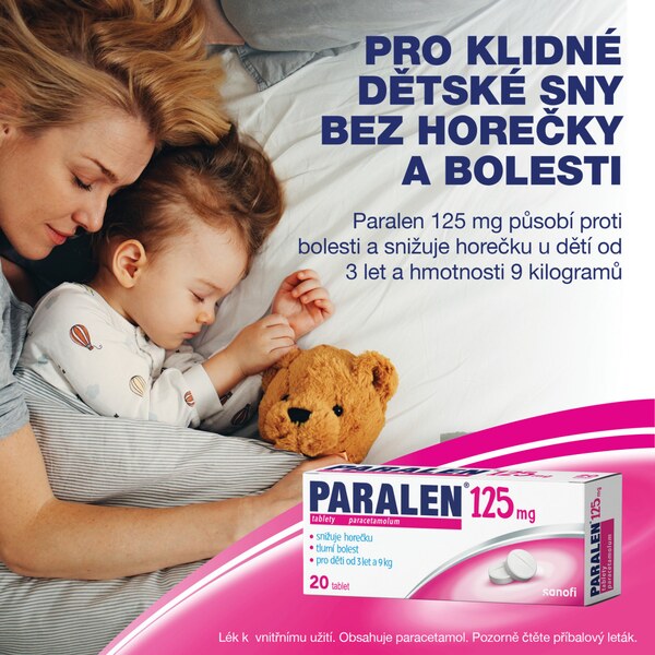 Paralen 125 mg 20 tablet