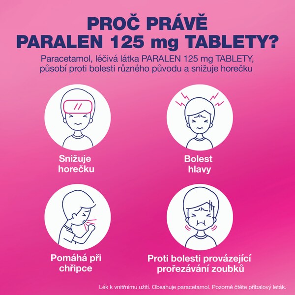 Paralen 125 mg 20 tablet