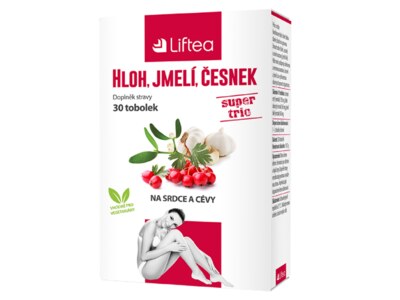 Liftea Hloh, jmelí, česnek 30 tobolek Liftea Hloh, jmelí, česnek 30 tobolek