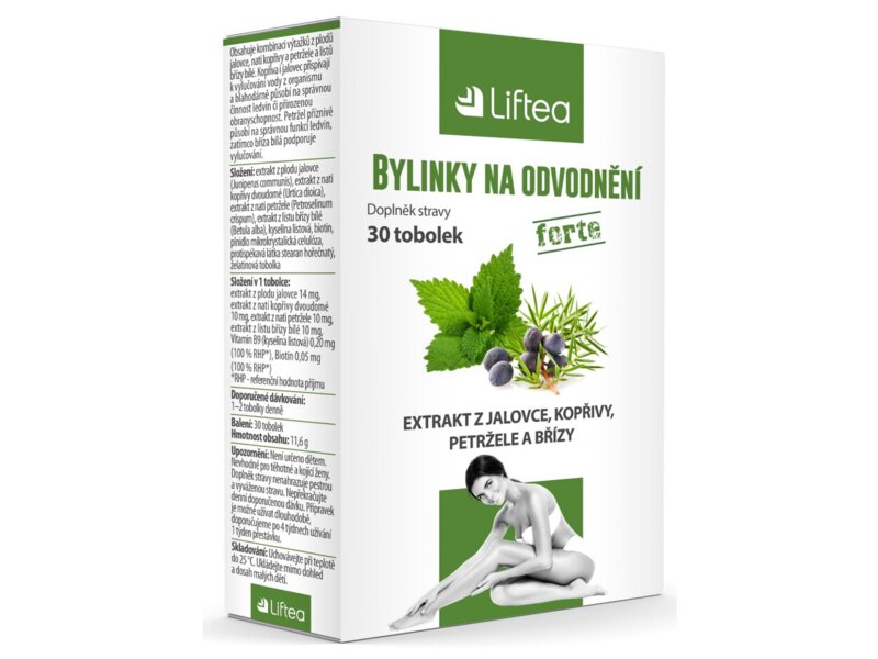 Liftea Bylinky na odvodnění Forte 30 tobolek Liftea Bylinky na odvodnění Forte 30 tobolek